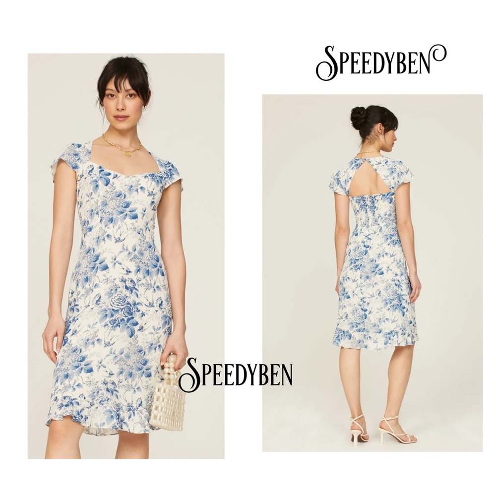 Reformation Rosi Sweetheart Neck Dress size 10